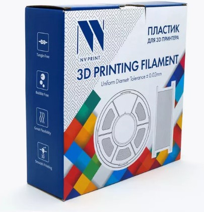 Изображение товара Пластик для 3D-печати NV Print NV-3D-ABS-ORANGE (1.75мм, 1кг, оранжевый)