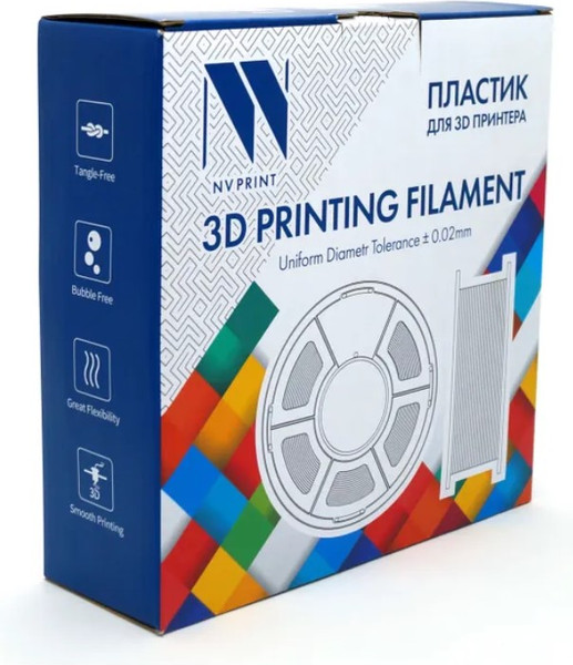 Изображение товара Пластик для 3D-печати NV Print NV-3D-PLA-P-GOLD (1.75мм, 1кг, золотой)