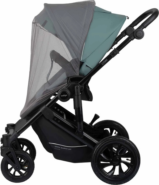 Изображение товара Детская универсальная коляска INDIGO Coin 3 в 1 (зеленый)