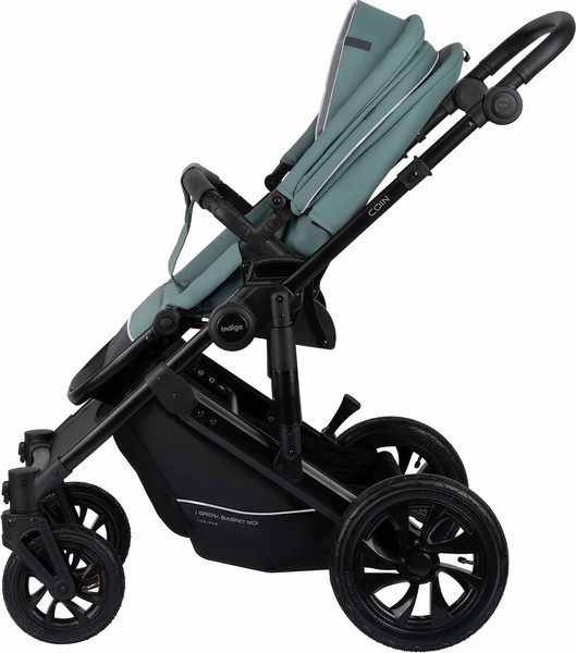 Изображение товара Детская универсальная коляска INDIGO Coin 3 в 1 (зеленый)