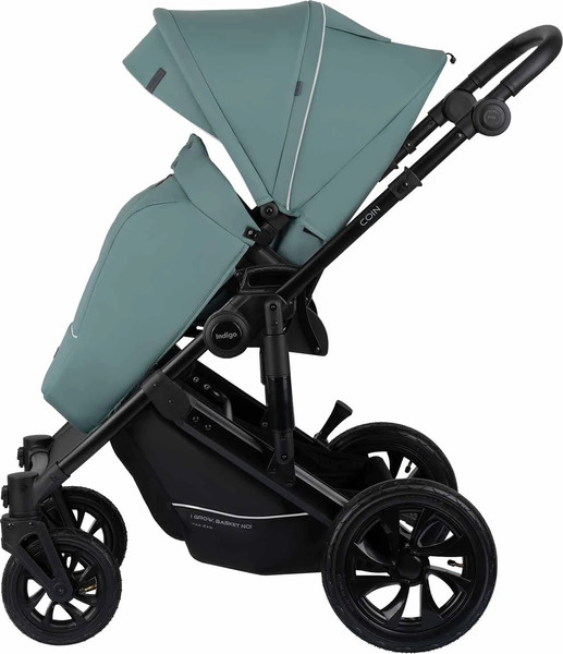 Изображение товара Детская универсальная коляска INDIGO Coin 3 в 1 (зеленый)