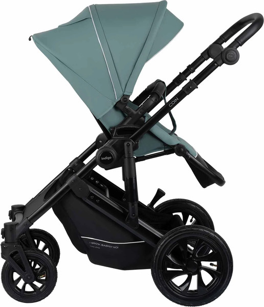 Изображение товара Детская универсальная коляска INDIGO Coin 3 в 1 (зеленый)