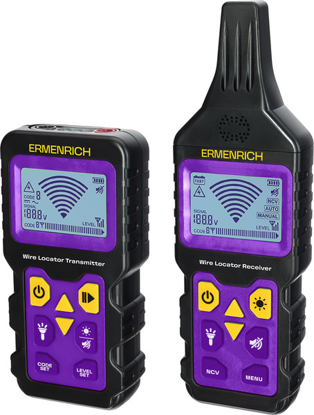 Изображение товара Детектор скрытой проводки Ermenrich Ping SM150 / 84550 (фиолетовый)