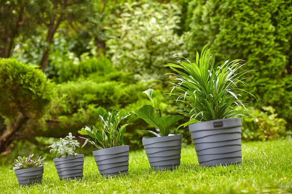 Изображение товара Кашпо La Decoro Бархан КШ-0545 (антрацит)