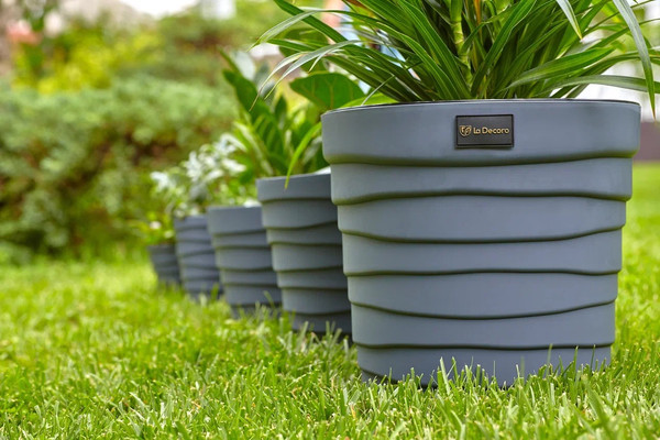 Изображение товара Кашпо La Decoro Бархан КШ-0545 (антрацит)