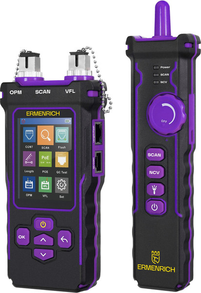 Изображение товара Кабельный тестер Ermenrich NetGeeks NP60 / 84551 (фиолетовый)