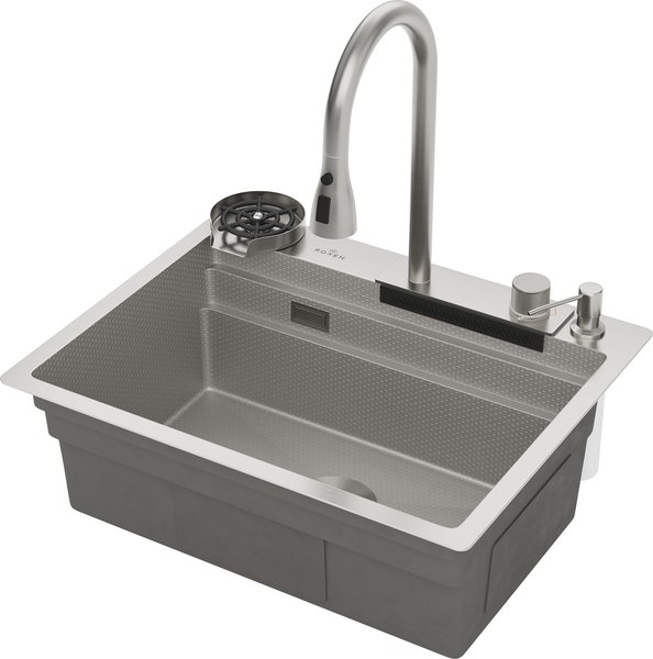 Изображение товара Мойка кухонная со смесителем Roxen Stage Plus 560250-60-S