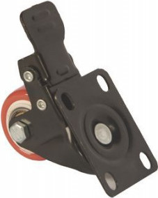 Изображение товара Колесо для тележки складской TOR SCzb 20 40мм с тормозом / 1027255