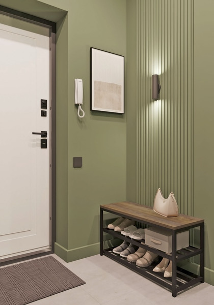 Изображение товара Полка для обуви Allerd 2 Rion 83x43 / 1010210300 (черный муар/австралийское дерево)