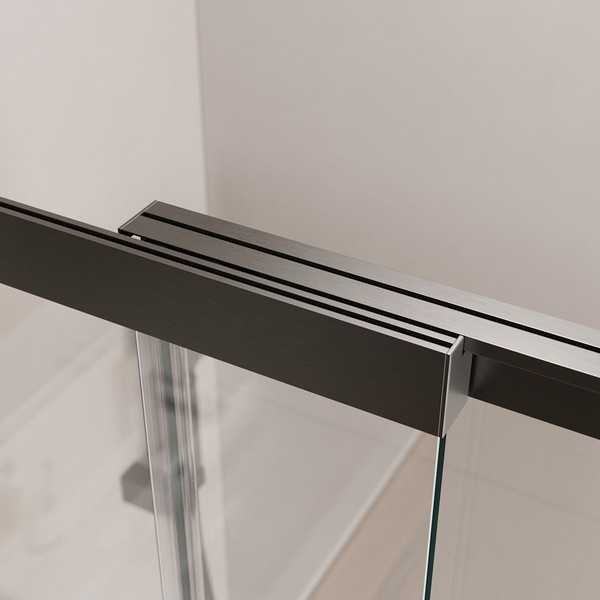 Изображение товара Стеклянная шторка для ванны Cezares SLIDER-FIX-VF-11-90/150-C-GM