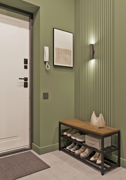 Изображение товара Полка для обуви Allerd 2 Rion 83x43 / 1010210600 (черный муар/дуб нокс)