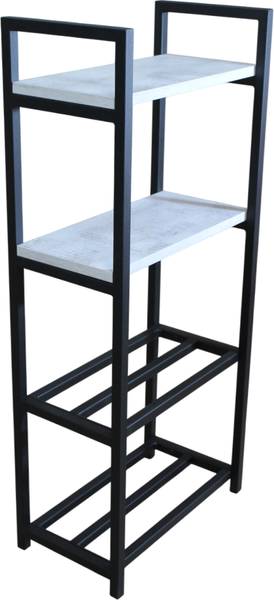 Изображение товара Полка для обуви Allerd 2+2 Rion 25x103 / 1030210200 (черный муар/энигма)