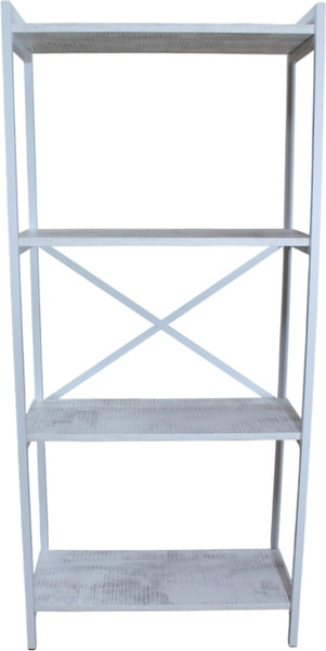 Изображение товара Стеллаж Allerd Rion 67.5x150 / 1040110200  (белый муар/энигма)