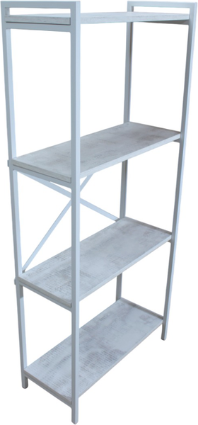 Изображение товара Стеллаж Allerd Rion 67.5x150 / 1040110200  (белый муар/энигма)