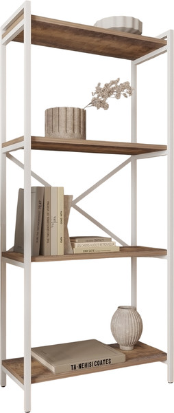 Изображение товара Стеллаж Allerd Rion 67.5x150 / 1040110300 (белый муар/австралийское дерево)