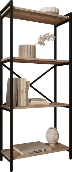 Изображение товара Стеллаж Allerd Rion 67.5x150 / 1040210300 (черный муар/австралийское дерево)