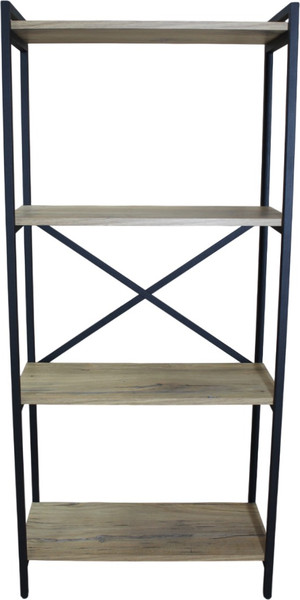 Изображение товара Стеллаж Allerd Rion 67.5x150 / 1040210600 (черный муар/дуб нокс)