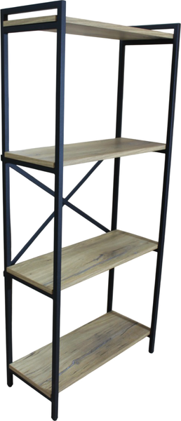 Изображение товара Стеллаж Allerd Rion 67.5x150 / 1040210600 (черный муар/дуб нокс)