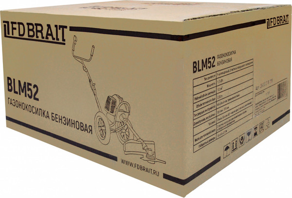 Изображение товара Газонокосилка бензиновая Brait BLM52