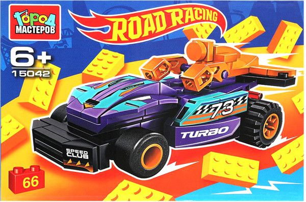 Изображение товара Конструктор Город мастеров Road Racing / 15042-CY (66эл)
