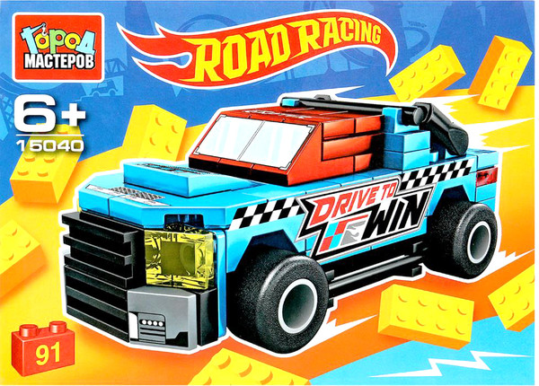 Изображение товара Конструктор Город мастеров Road Racing / 15040-CY (91эл)