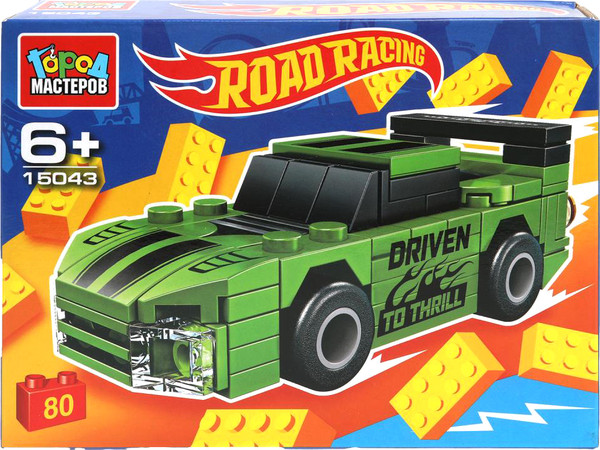 Изображение товара Конструктор Город мастеров Road Racing / 15043-CY (80эл)