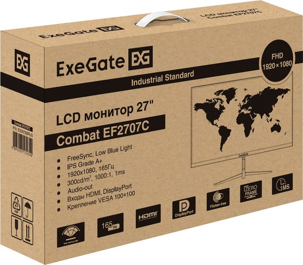 Изображение товара Монитор ExeGate Combat EF2707C (EX297306RUS)