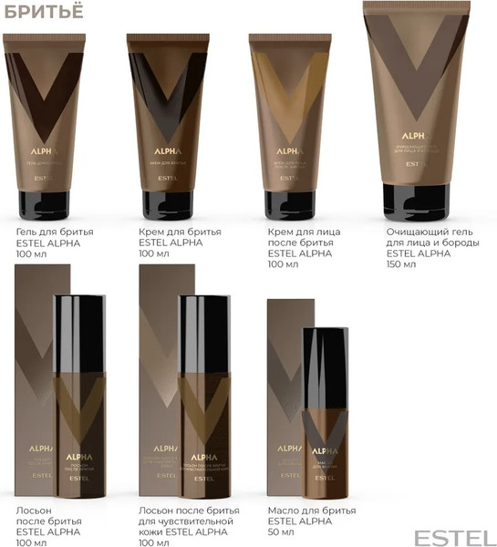 Изображение товара Набор косметики для бритья Estel Alpha Честь