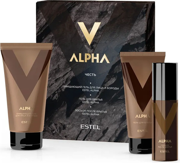 Изображение товара Набор косметики для бритья Estel Alpha Честь