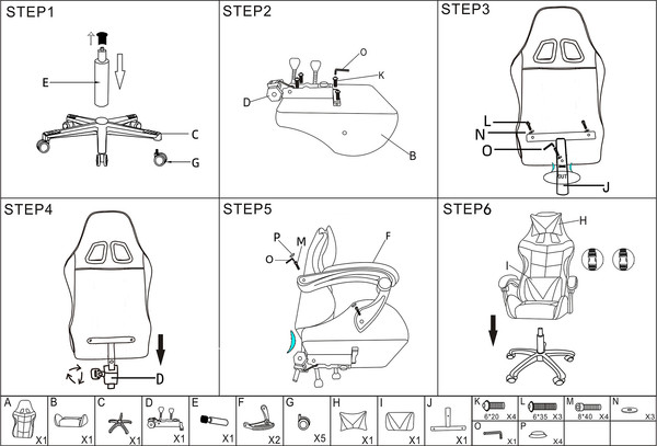 Изображение товара Кресло геймерское Woodville Rodas (черный/зеленый)