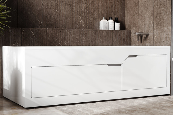 Изображение товара Ванна из искусственного мрамора Belux Виктория ВВИ-1800 (18, белый матовый)