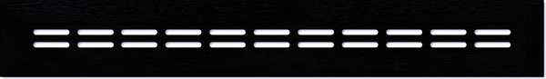 Изображение товара Крышка для экрана радиатора Стильный Дом De Luxe универсальная 120см (черный)