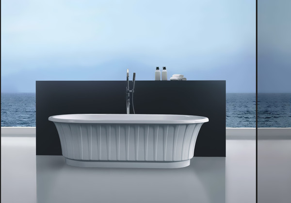 Изображение товара Ванна из искусственного мрамора Belux Колизей ВК 1750 (18, белый матовый)