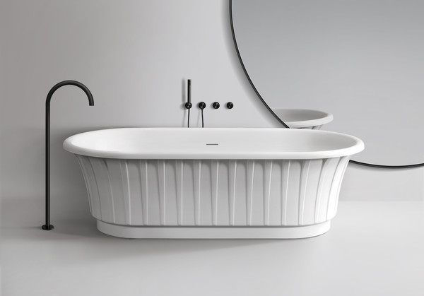 Изображение товара Ванна из искусственного мрамора Belux Колизей ВК 1750 (18, белый матовый)