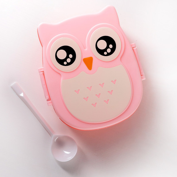 Изображение товара Набор для ланча Sima-Land Совушка / 3622298 (розовый)