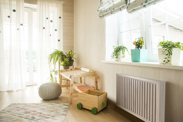 Изображение товара Экран для радиатора Стильный Дом Реечный 90х60см (дуб сонома)