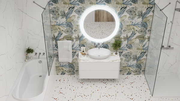 Изображение товара Ванна из искусственного мрамора Belux Элит ВЭ-1500 (18, белый матовый)