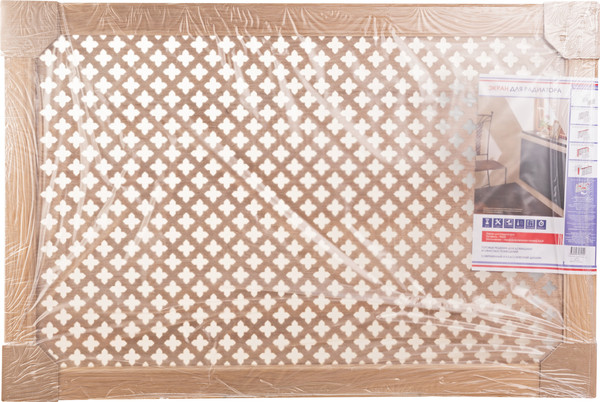 Изображение товара Экран для радиатора Стильный Дом De Luxe Готико 90х60см (дуб скандинавский)