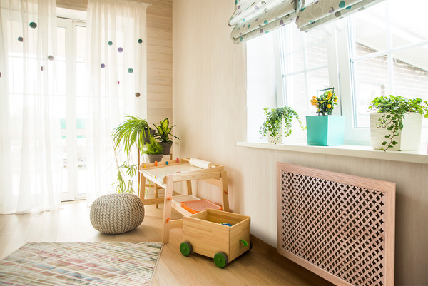 Изображение товара Экран для радиатора Стильный Дом De Luxe Готико 90х60см (дуб скандинавский)