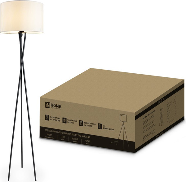 Изображение товара Торшер INhome ТНО 04-Е27-NB 230В / 4690612059556