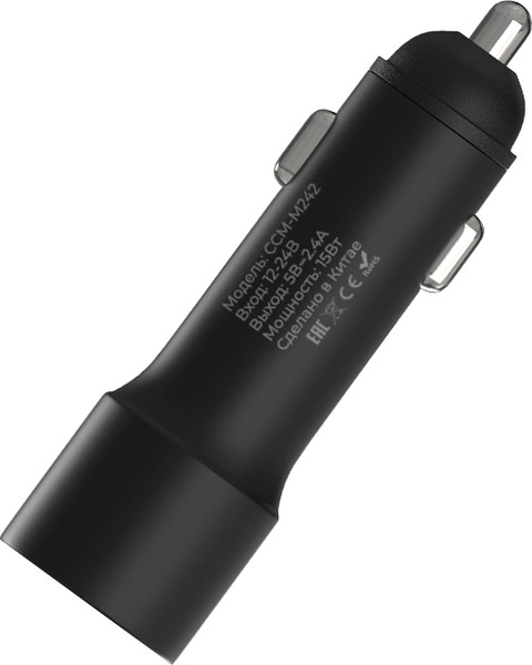 Изображение товара Зарядное устройство автомобильное Maxvi CCM-M242 (черный)