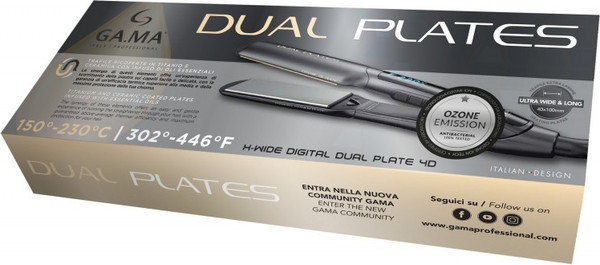 Изображение товара Выпрямитель для волос GA.MA X-Wide Digital PTC 4D Dual Plates (GI3033)