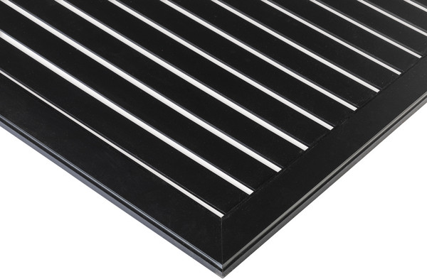 Изображение товара Экран для радиатора Стильный Дом De Luxe реечный 150х60 (черный)