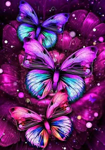 Изображение товара Набор алмазной вышивки Darvish Бабочки / DV-15479-3