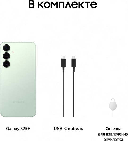 Изображение товара Смартфон Samsung Galaxy S25+ 12GB/256GB (Mint)