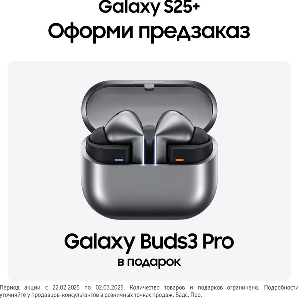 Изображение товара Смартфон Samsung Galaxy S25+ 12GB/256GB (серый)