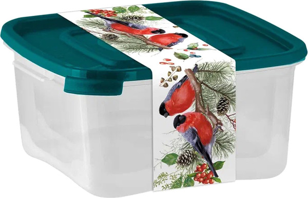 Изображение товара Набор контейнеров Полимербыт Снегири 4367086 (3шт)