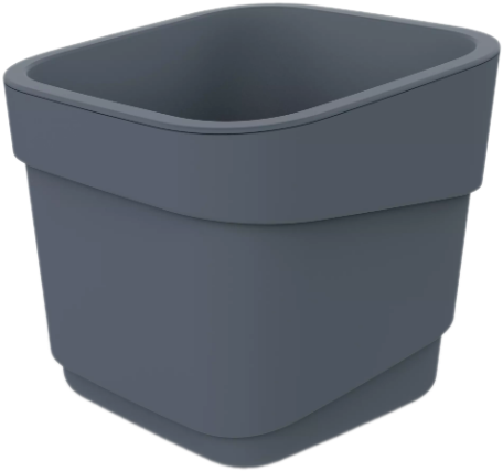 Изображение товара Кашпо Полимербыт Hills 4397405 (серый)