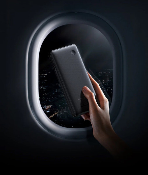 Изображение товара Портативное зарядное устройство Baseus Airpow Lite 10000mAh / P10067501213-00 (белый)