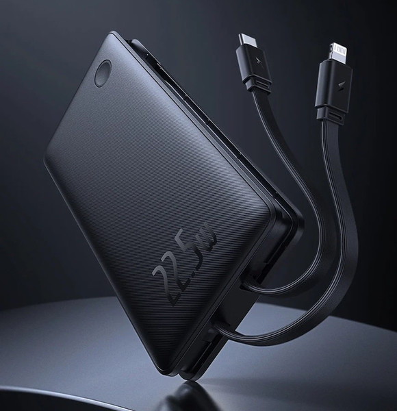 Изображение товара Портативное зарядное устройство Baseus Airpow Lite 10000mAh / P10067501213-00 (белый)